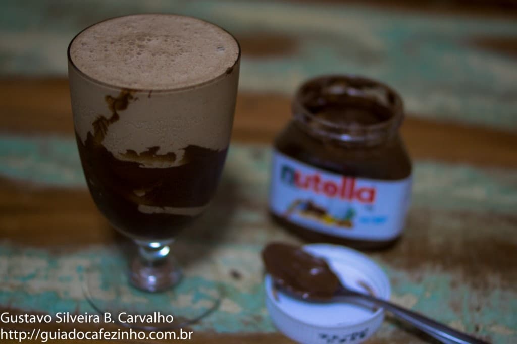 Café Gelado com Nutella